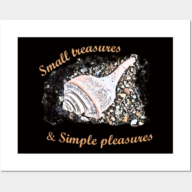 Lispe Small Treasures & Simple Pleasures Wall Art by Lispe